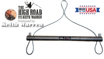 Skin it Rite Gambrel deer hoist hanger is endorsed by Keith Warren high road hunting with Keith Warren